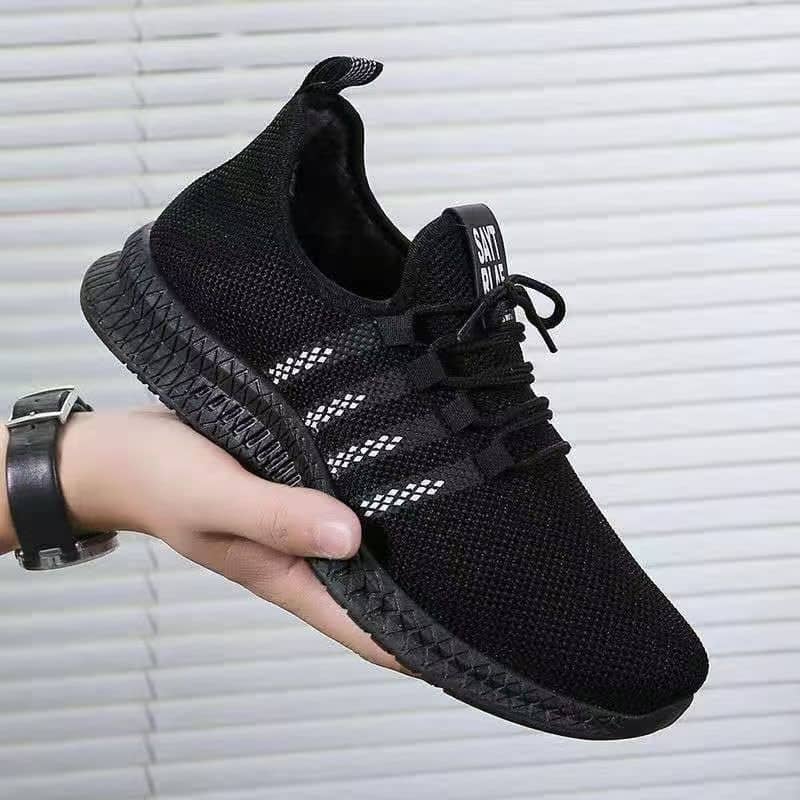 Men's Breathable Mesh Athletic Shoes Casual Mesh Upper Comfortable Trendy Running Shoes