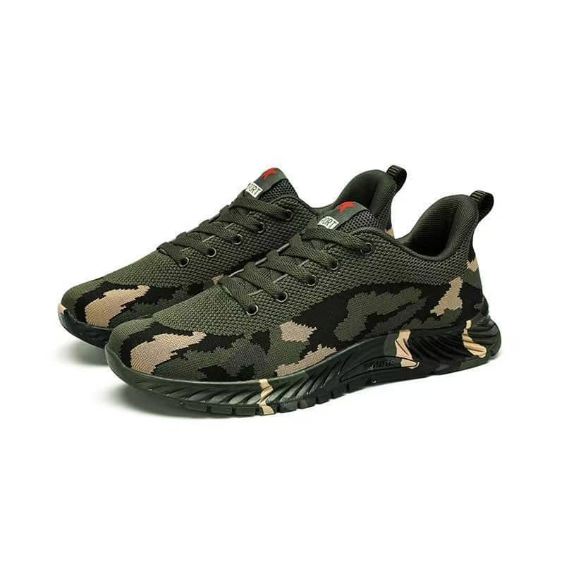 Camouflage Shoes for Men and Women All-Season Athletic Outdoor Hiking Work Shoes