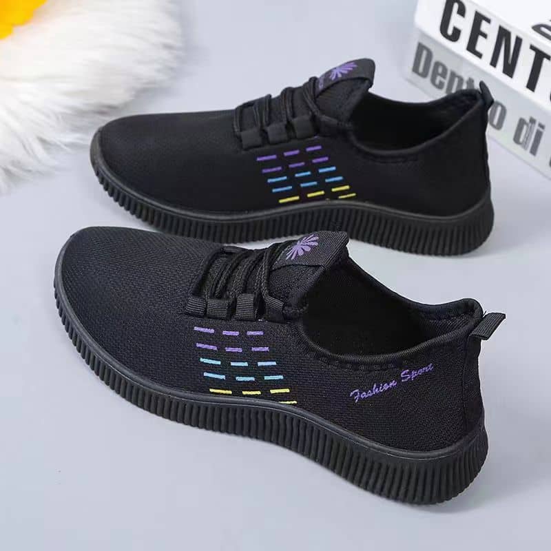 New Autumn Winter Women's Walking Shoes Comfortable Breathable Slip-On Fleece-Lined Thickened