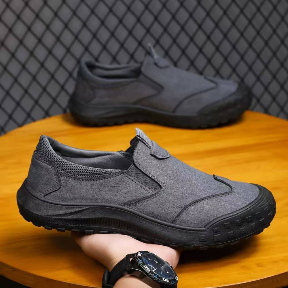 Men's Flyknit Mesh Breathable Casual Walking Shoes All-Season Comfortable Lightweight Sneakers