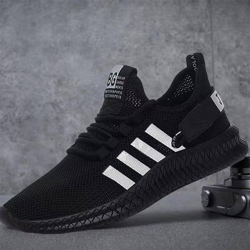 Autumn New Men's Casual Comfortable Breathable Mesh Shoes Korean Style Student Running Shoes Anti-Slip Athletic Men's Shoes