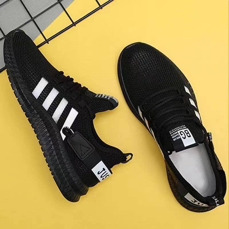 Autumn New Men's Casual Comfortable Breathable Mesh Shoes Korean Style Student Running Shoes Anti-Slip Athletic Men's Shoes