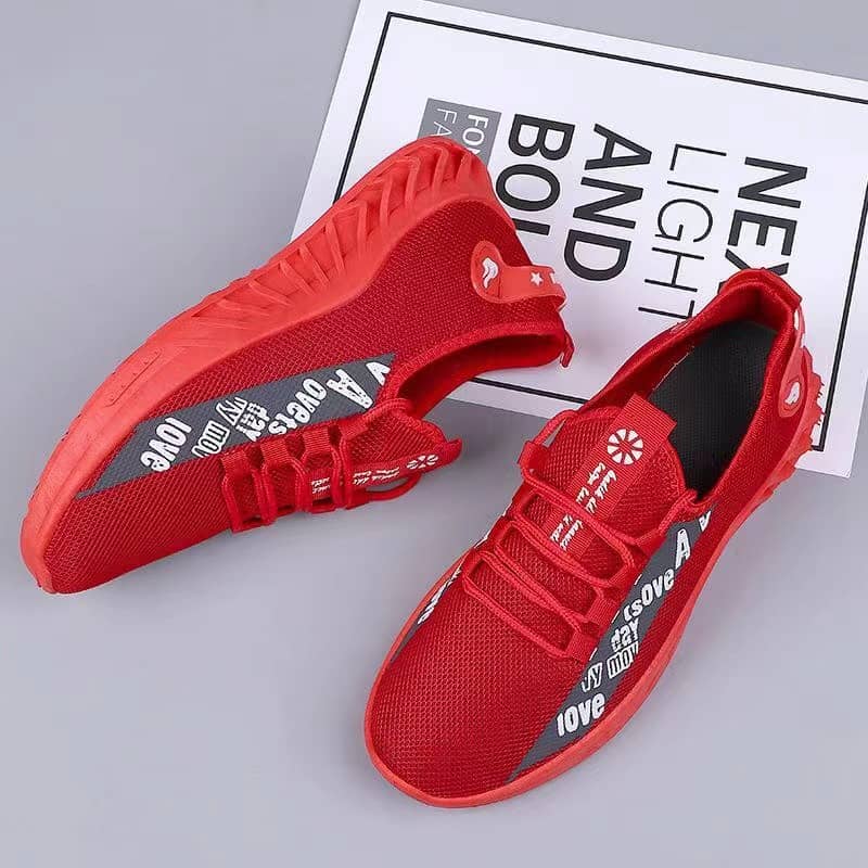 Men's Korean Style Breathable Mesh Casual Cloth Sneakers Student Running Shoes
