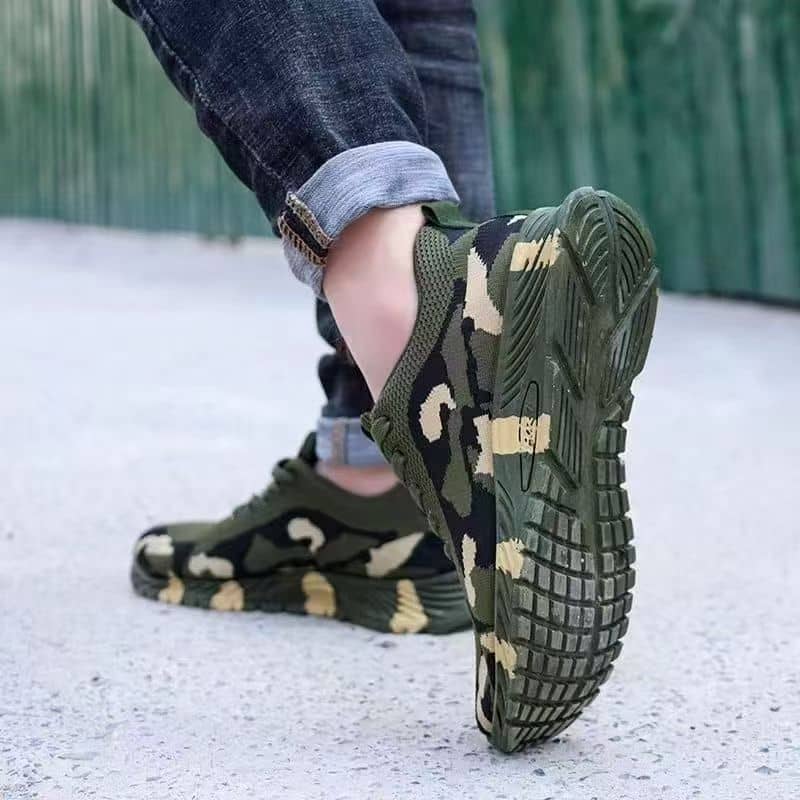 Camouflage Shoes for Men and Women All-Season Athletic Outdoor Hiking Work Shoes