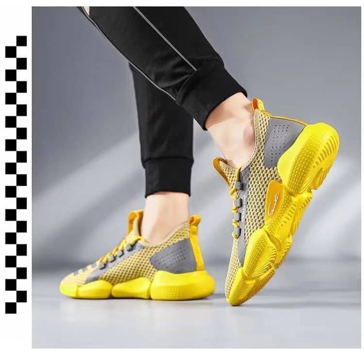 Men's Korean Style Breathable Mesh Casual Cloth Sneakers Student Running Shoes