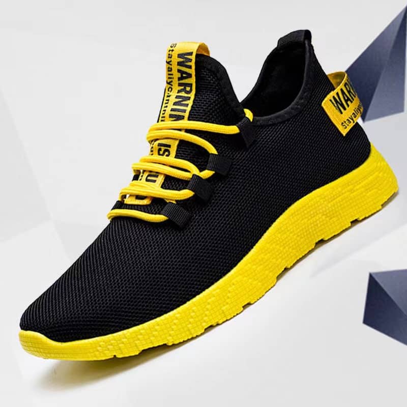 Men's Korean Style Casual Canvas Shoes Breathable Mesh Sneakers Student Athletic Running Shoes