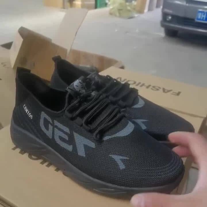 Men's Casual Athletic Cloth Shoes Korean Style Comfortable Breathable Mesh Shoes Student Athletic Running Shoes