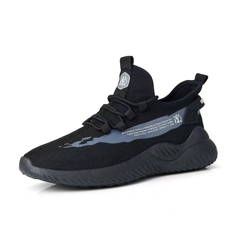 Men's Four Seasons Casual Comfortable Mesh Shoes Student Running Shoes Trendy Shoes Anti-Slip Coconut Shoes