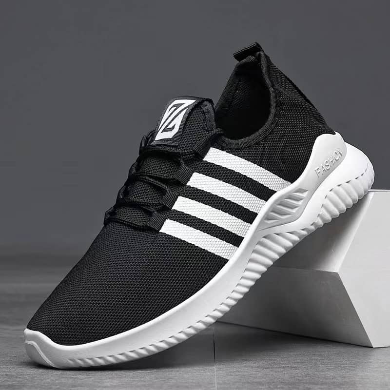 New Spring & Autumn Unisex Breathable Mesh Sneakers Korean Style Student Running Shoes Anti-Slip Athletic Shoes for Men