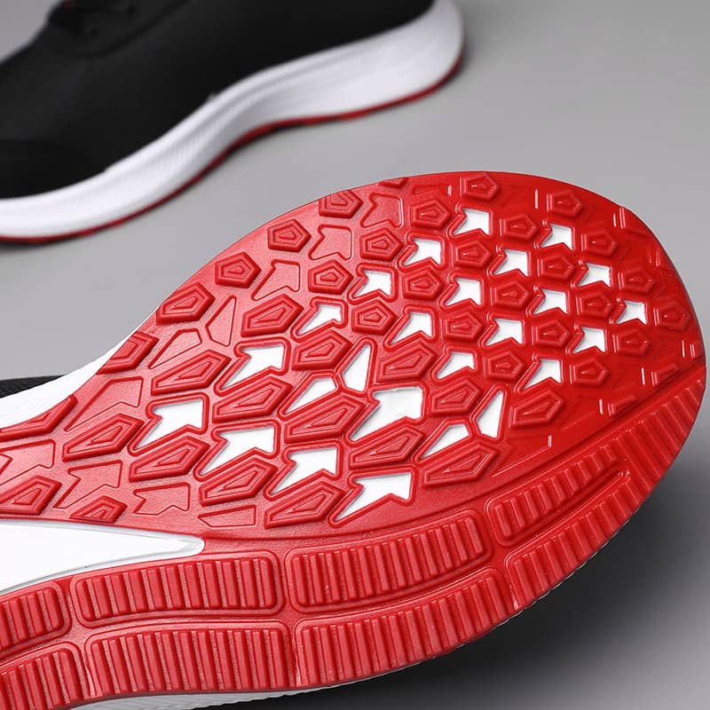 Men's Breathable Mesh Casual Athletic Sneakers Lightweight Wear-Resistant Flyknit Running Shoes