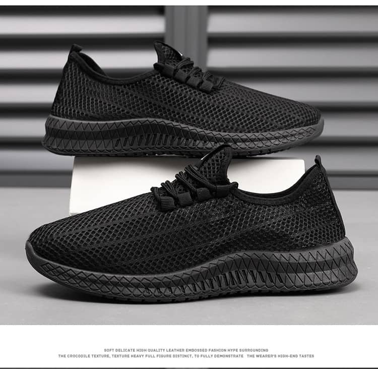Men's Breathable Mesh Sneakers Soft Sole Comfortable Casual Athletic Shoes Anti-Slip Wear-Resistant