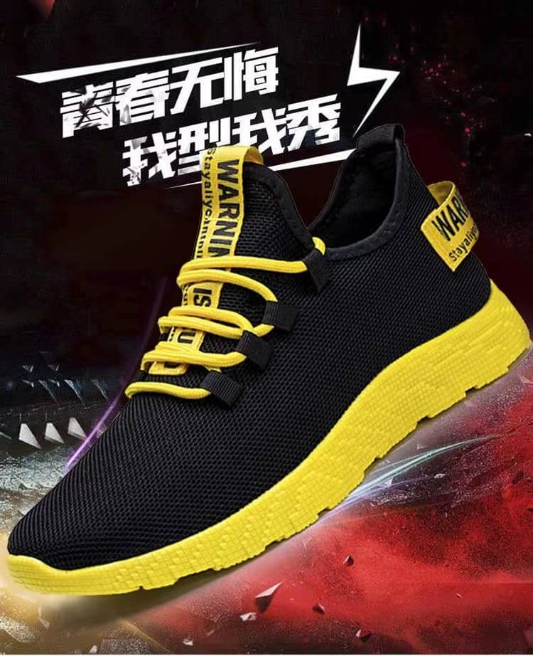 Men's Korean Style Casual Canvas Shoes Breathable Mesh Sneakers Student Athletic Running Shoes