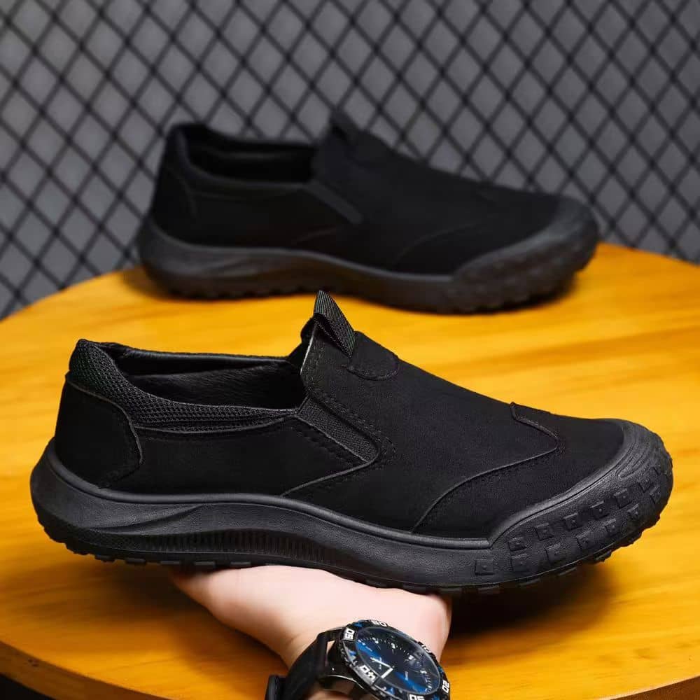 Men's Flyknit Mesh Breathable Casual Walking Shoes All-Season Comfortable Lightweight Sneakers