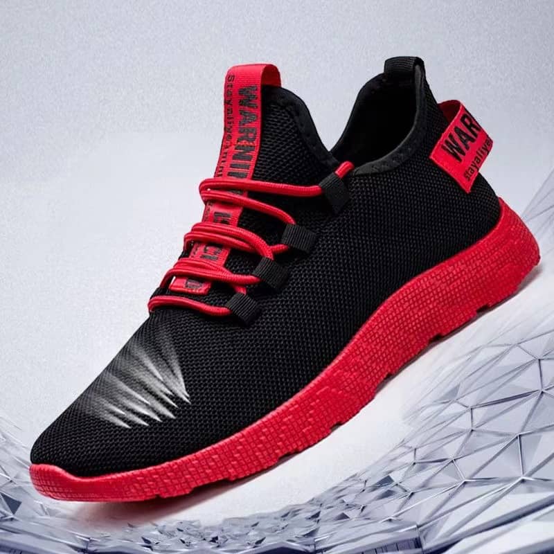 Men's Korean Style Casual Canvas Shoes Breathable Mesh Sneakers Student Athletic Running Shoes