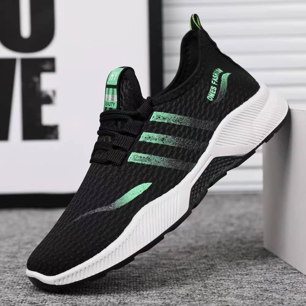 Men's Korean Style Breathable Mesh Soft Sole Casual Sneakers Running Shoes