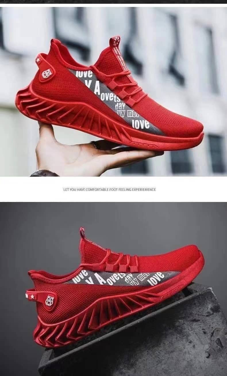 Men's Korean Style Breathable Mesh Casual Cloth Sneakers Student Running Shoes