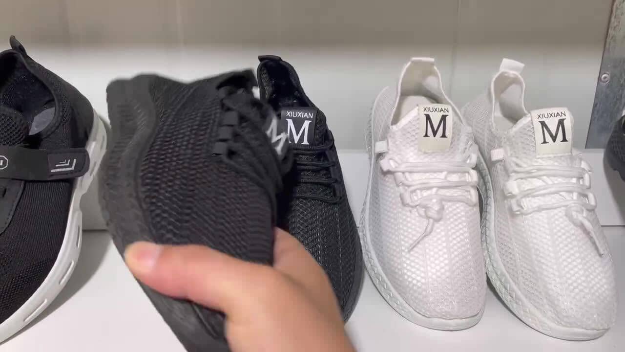 Men's Breathable Mesh Sneakers Soft Sole Comfortable Casual Athletic Shoes Anti-Slip Wear-Resistant