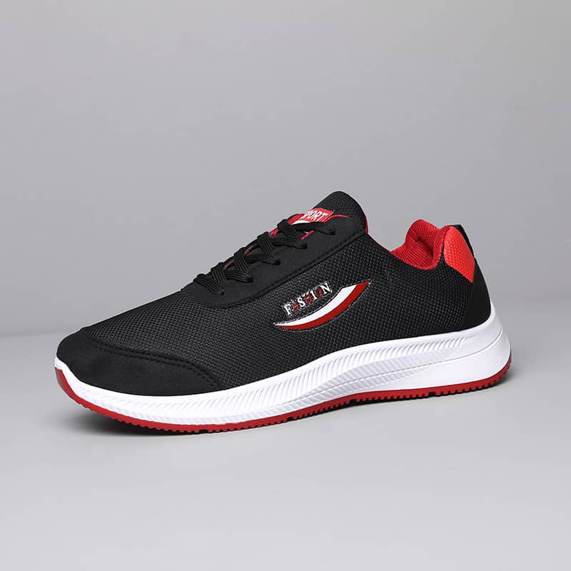 Men's Breathable Mesh Casual Athletic Sneakers Lightweight Wear-Resistant Flyknit Running Shoes