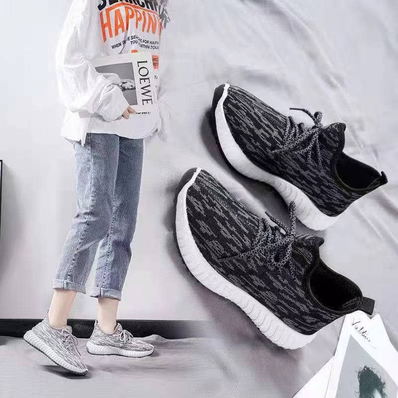 Unisex Coconut Athletic Shoes Old Beijing Cloth Shoes Breathable Flyknit Casual Platform Running Coconut Shoes