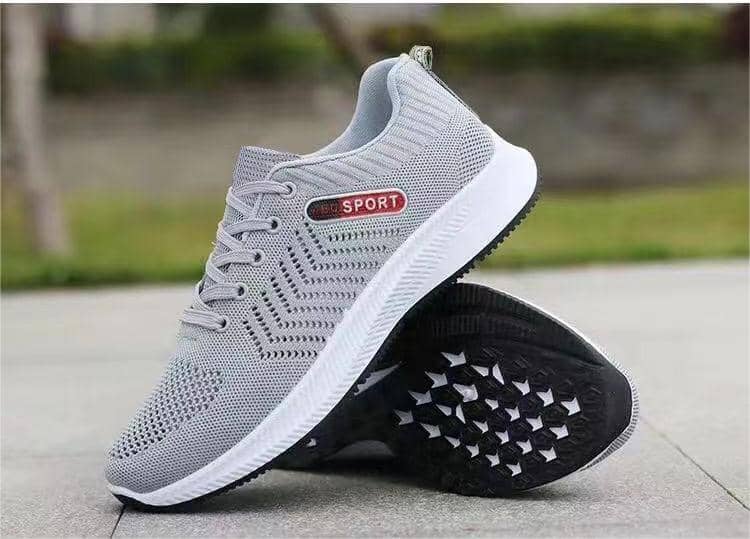 Spring New Men's Flyknit Mesh Athletic Shoes Trendy Versatile Breathable Casual Shoes Comfortable Walking Shoes