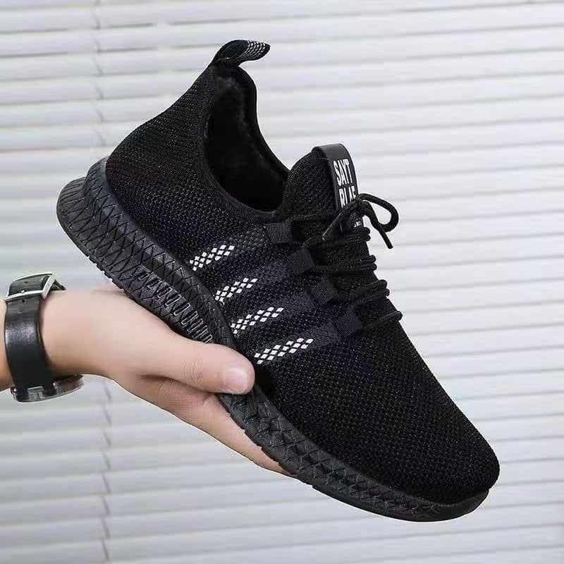 Men's Breathable Mesh Athletic Shoes Casual Mesh Upper Comfortable Trendy Running Shoes
