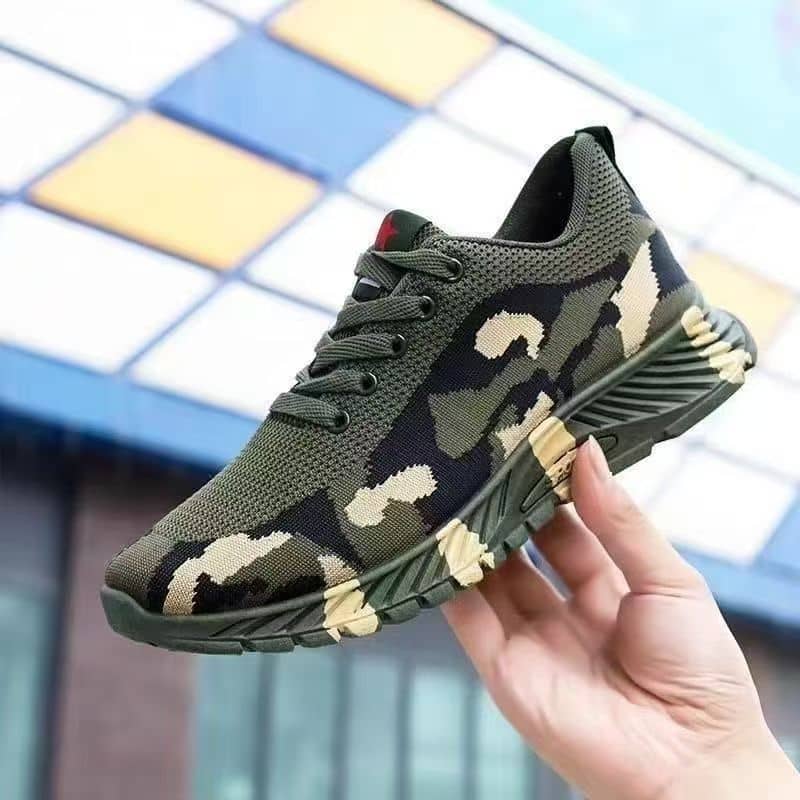 Camouflage Shoes for Men and Women All-Season Athletic Outdoor Hiking Work Shoes