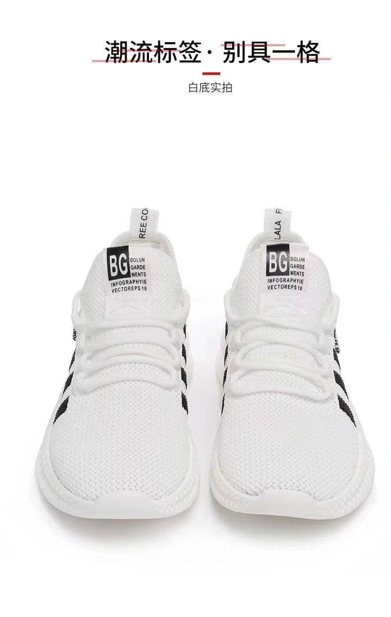 Autumn New Men's Casual Comfortable Breathable Mesh Shoes Korean Style Student Running Shoes Anti-Slip Athletic Men's Shoes