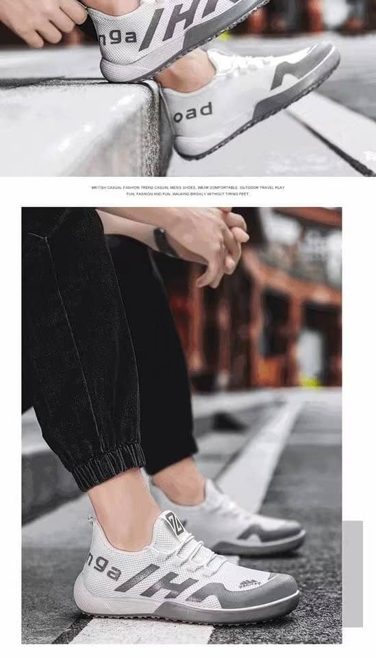 Men's Comfortable Breathable Mesh Cloth Casual Running Track Shoes