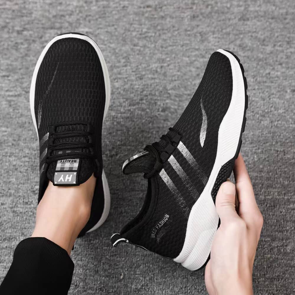 Men's Korean Style Breathable Mesh Soft Sole Casual Sneakers Running Shoes