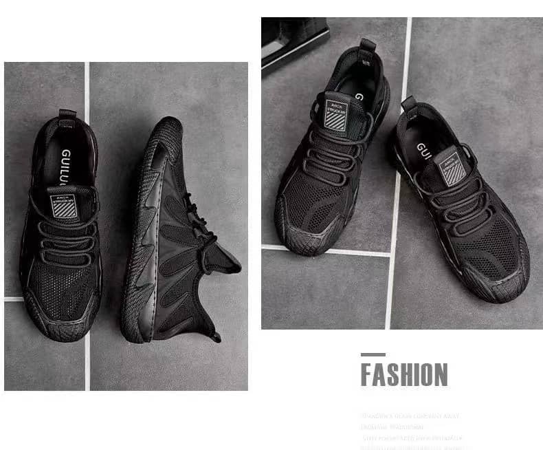 Men's Breathable Mesh Running Shoes Casual Sneakers Fashionable Work Shoes