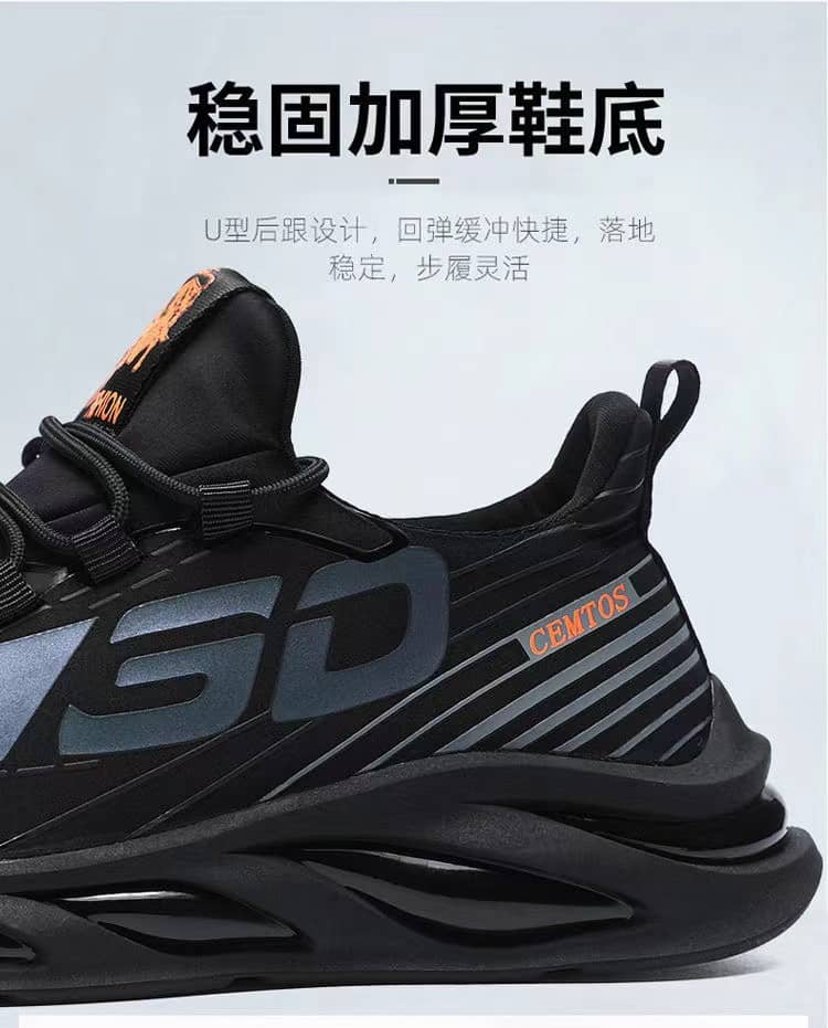 Men's Casual Athletic Cloth Shoes Korean Style Comfortable Breathable Mesh Shoes Student Athletic Running Shoes