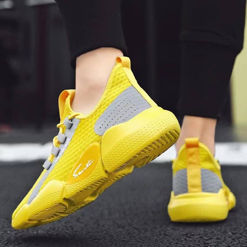Men's Korean Style Breathable Mesh Casual Cloth Sneakers Student Running Shoes