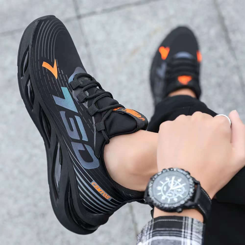 Men's Casual Athletic Cloth Shoes Korean Style Comfortable Breathable Mesh Shoes Student Athletic Running Shoes