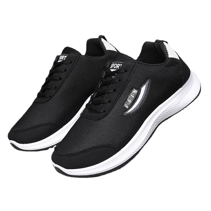 Men's Breathable Mesh Casual Athletic Sneakers Lightweight Wear-Resistant Flyknit Running Shoes