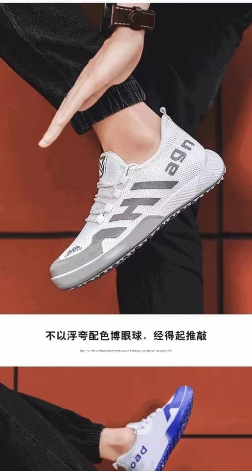 Men's Comfortable Breathable Mesh Cloth Casual Running Track Shoes