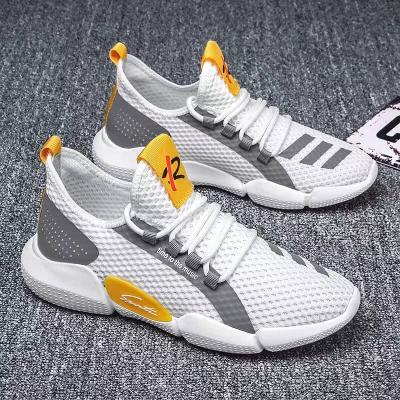 Men's Korean Style Breathable Mesh Casual Cloth Sneakers Student Running Shoes