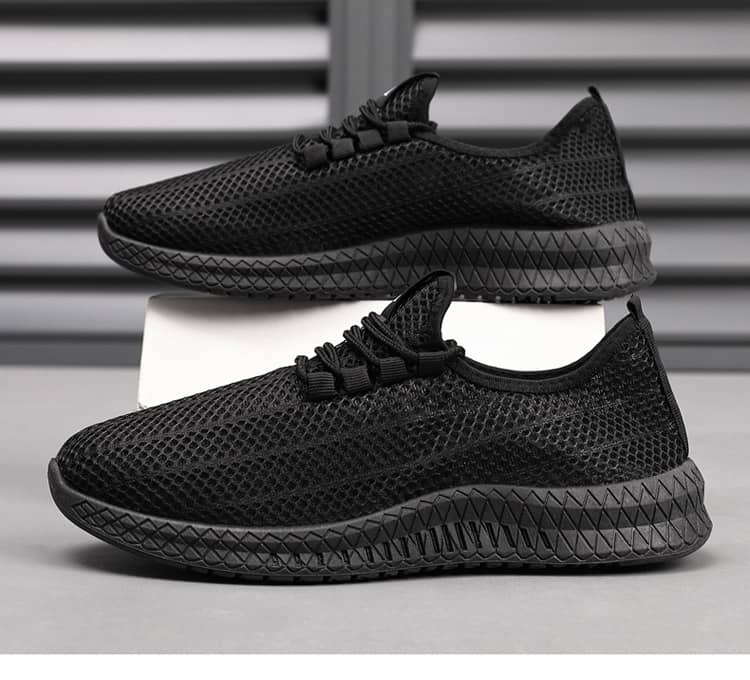 Men's Breathable Mesh Sneakers Soft Sole Comfortable Casual Athletic Shoes Anti-Slip Wear-Resistant