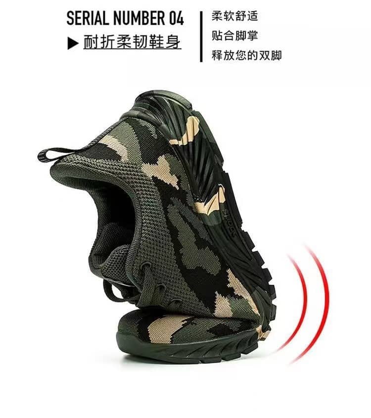 Camouflage Shoes for Men and Women All-Season Athletic Outdoor Hiking Work Shoes