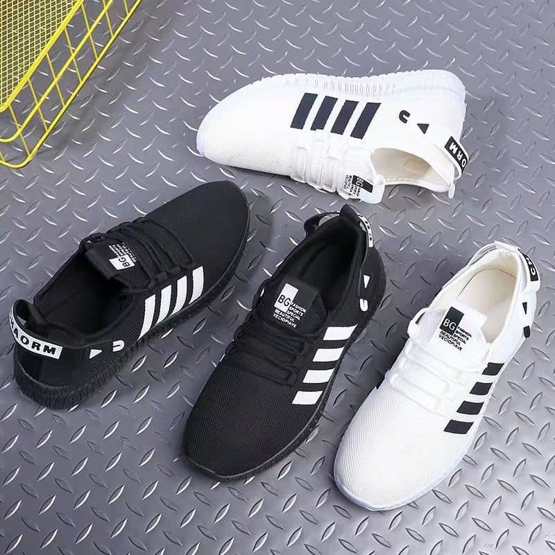 Autumn New Men's Casual Comfortable Breathable Mesh Shoes Korean Style Student Running Shoes Anti-Slip Athletic Men's Shoes