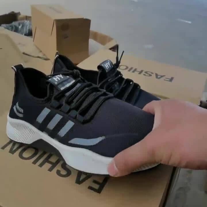Men's Korean Style Breathable Mesh Soft Sole Casual Sneakers Running Shoes