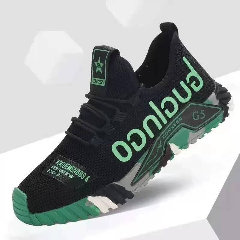 Men's Korean Style Casual Trendy Cloth Shoes Breathable Mesh Shoes Student Athletic Running Shoes