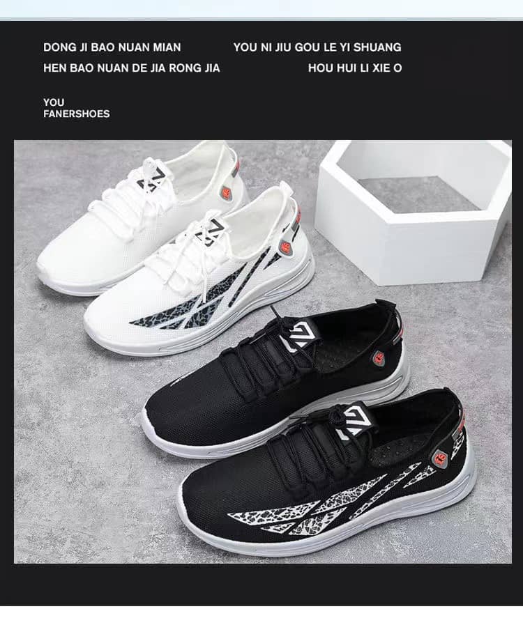 2023 New Summer Men's Breathable Mesh Cloth Sneakers Student Comfortable Running Shoes