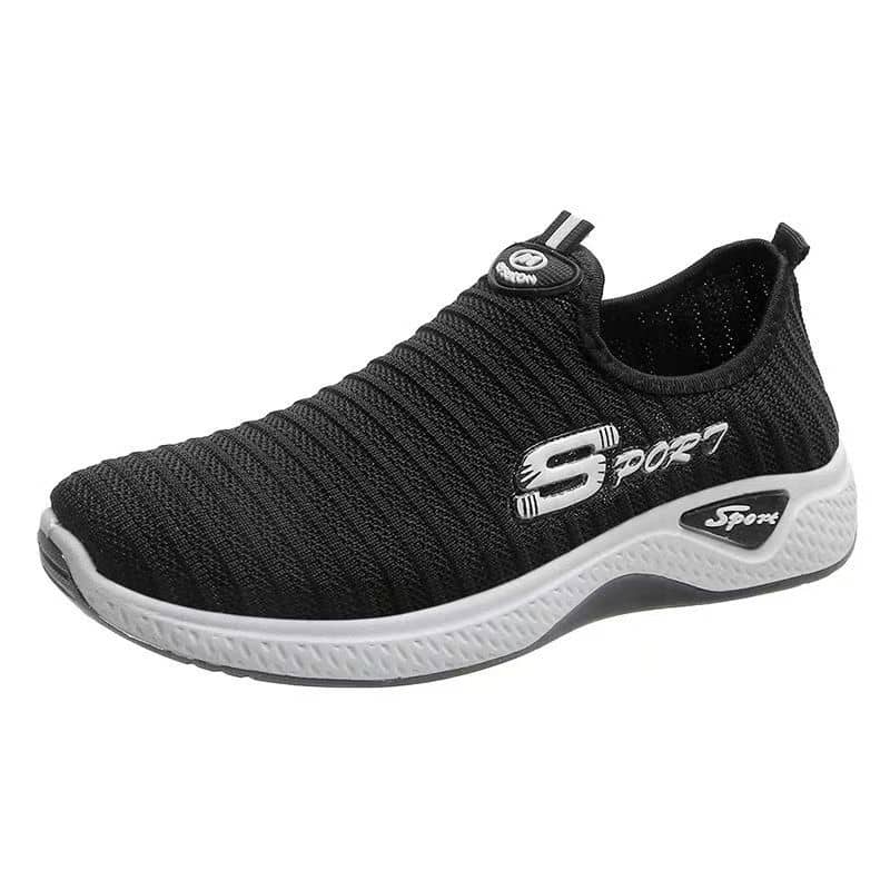 New Women's Flyknit Athletic Shoes Soft Sole Anti-Slip Breathable Dance Walking Sneakers