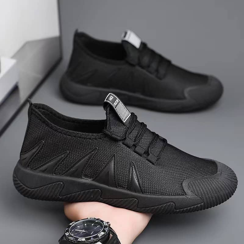Men's Breathable Mesh Running Shoes Casual Sneakers Fashionable Work Shoes