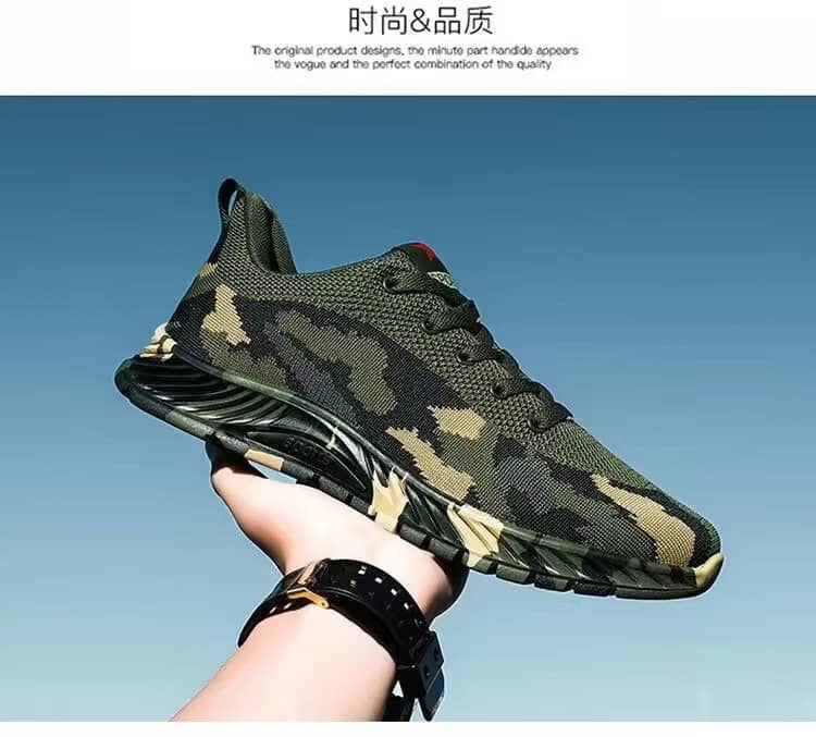 Camouflage Shoes for Men and Women All-Season Athletic Outdoor Hiking Work Shoes