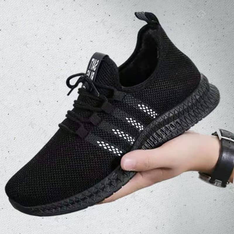 Men's Breathable Mesh Athletic Shoes Casual Mesh Upper Comfortable Trendy Running Shoes