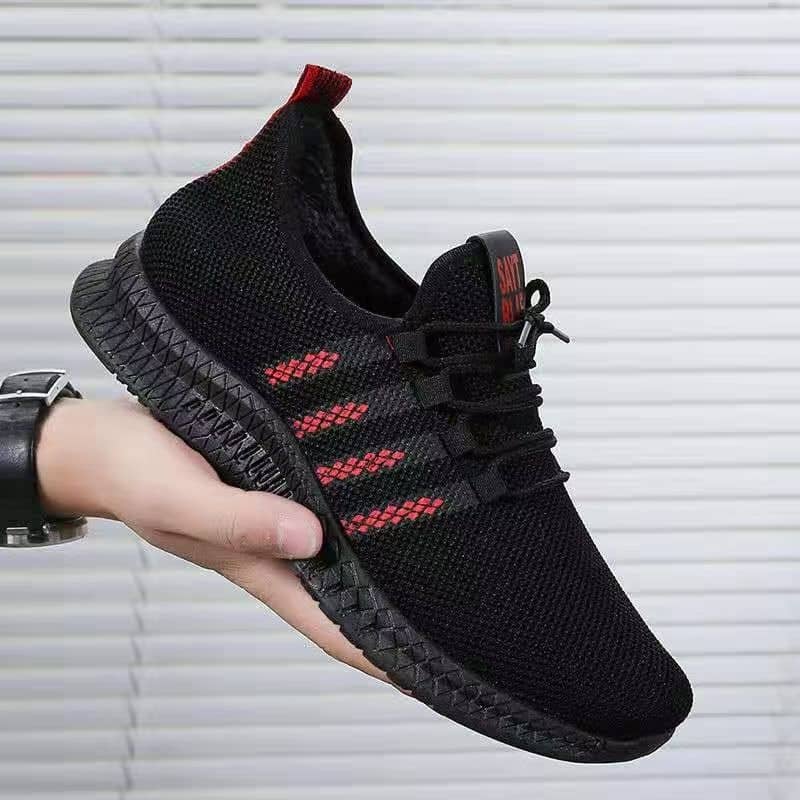 Men's Breathable Mesh Athletic Shoes Casual Mesh Upper Comfortable Trendy Running Shoes