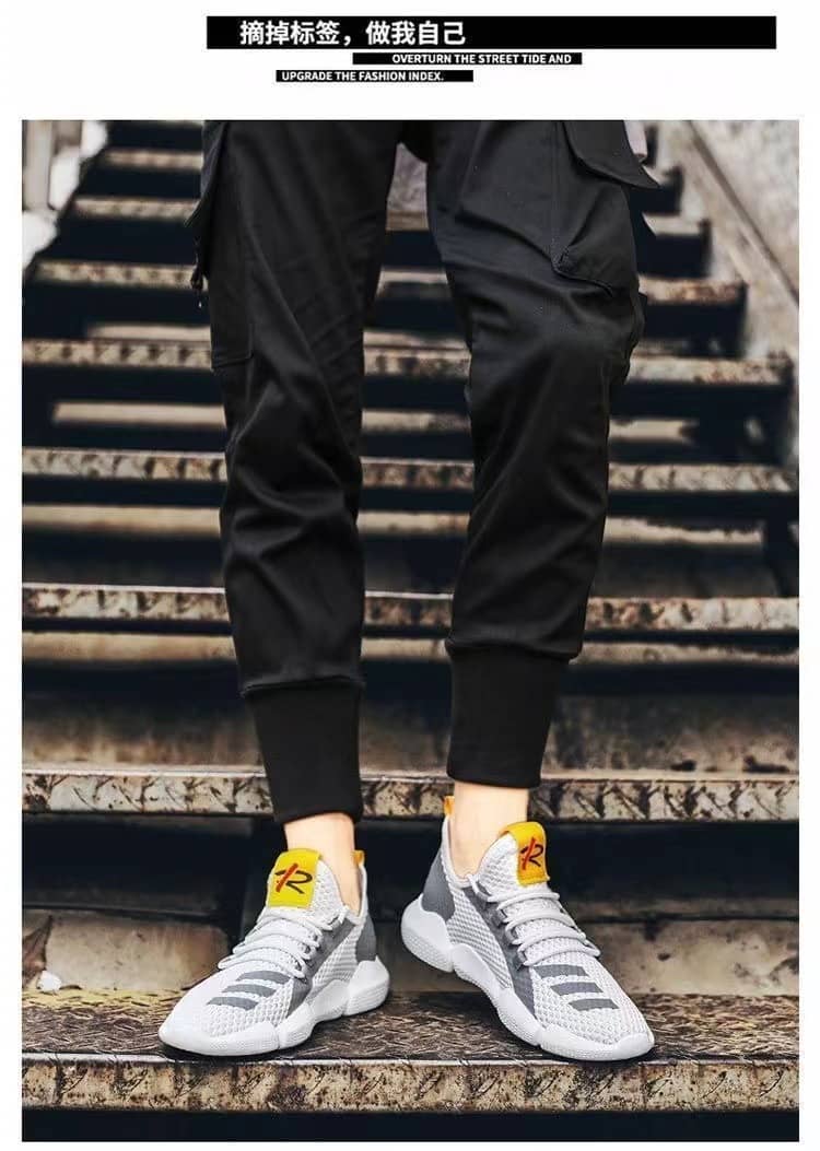 Men's Korean Style Breathable Mesh Casual Cloth Sneakers Student Running Shoes