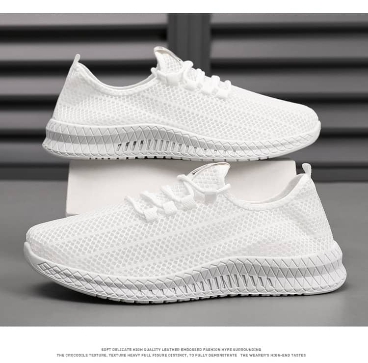 Men's Breathable Mesh Sneakers Soft Sole Comfortable Casual Athletic Shoes Anti-Slip Wear-Resistant
