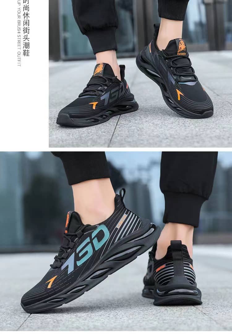 Men's Casual Athletic Cloth Shoes Korean Style Comfortable Breathable Mesh Shoes Student Athletic Running Shoes